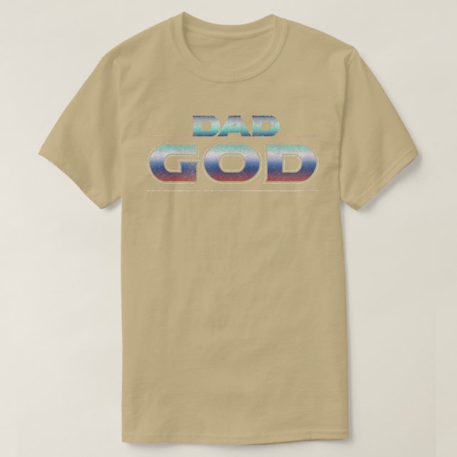 T-shirt Mens PÈRE Dieu n'est pas un DIEU SAD mais un DIEU  (Design devant)