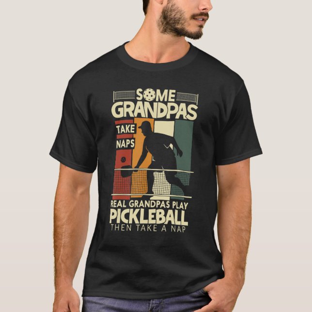 T-shirt Mens Pickleball Funny Grandpa Cadeaux Certains Gra (Devant)