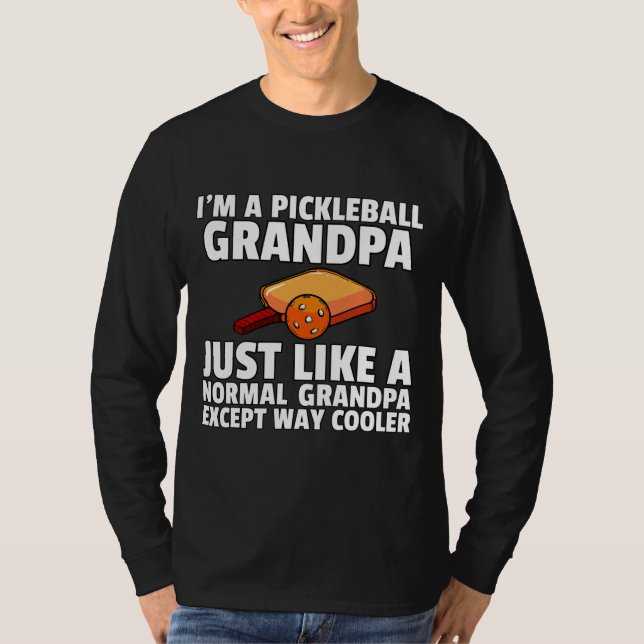 T-shirt Mens Pickleball Grandpa (Devant)