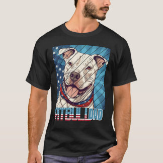 T-shirt Mens Pit taureau pitbul Papa For Men