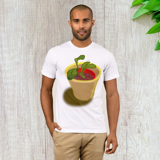 T-shirt Mens Plante Pot (Créateur téléchargé)