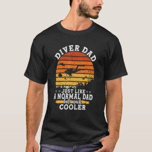 T-shirt Mens Plongée Scuba Graphic Dads Et Hommes Scuba Di