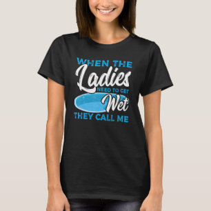T-shirt Mens Pool Guy Pour Un Pool Boy