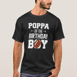 T-shirt Mens Poppa De L'Anniversaire Garçon Football Garço