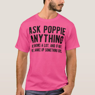 T-shirt Mens Poser Poppie Tout Funny Poppie Grand-pa