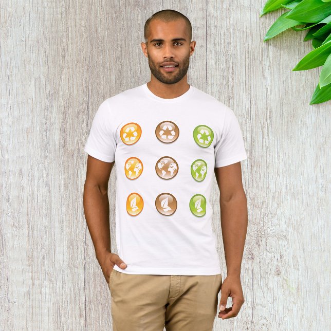 T-shirt Mens pour éléments de recyclage (Créateur téléchargé)