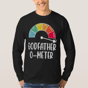 T-shirt Mens Pour Fête des pères Parrain Ou Mètre Plein D'