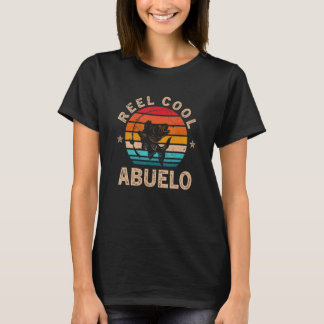 T-shirt Mens Pour Fête des pères Reel Cool Abuelo Pêche