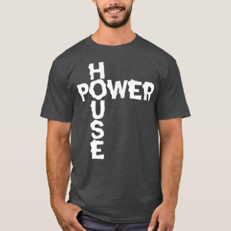 T-shirt Mens POWER HOUSE Salle de fitness Fitness entraîne