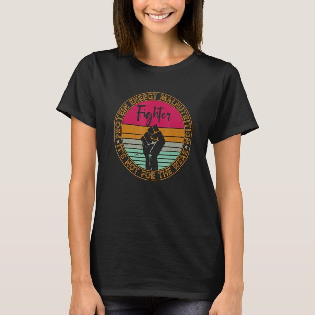 T-shirt Mens Protein Energy Malnutrition Awareness Disease (Devant)