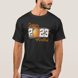 T-shirt Mens Proud Dad Of 2023 Senior  Basketball Class Of
