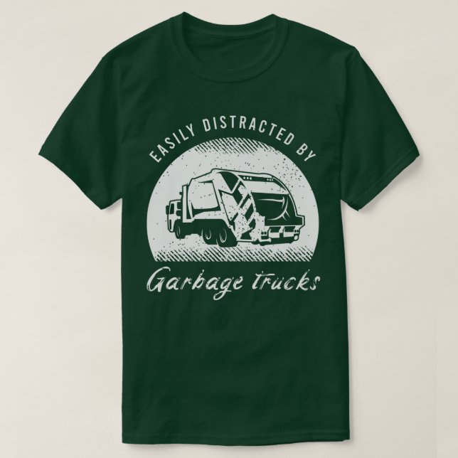 T-shirt Mens Recycling Truck Driver Saying For A Driver Of (Design devant)