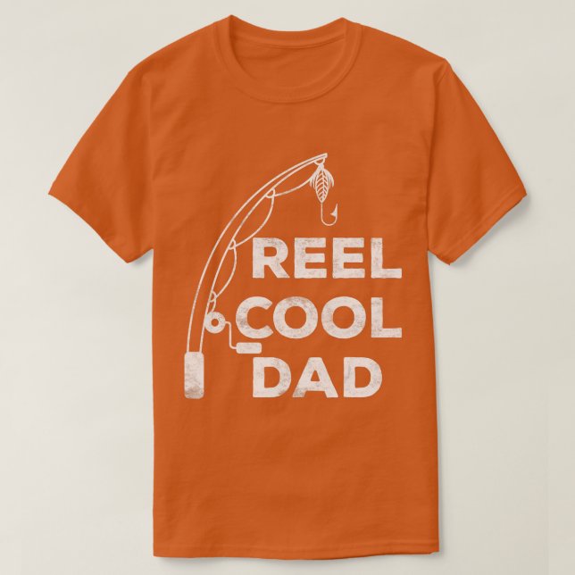 T-shirt Mens Reel Cool Dad  Fishing Daddy Father's Day Shi (Design devant)