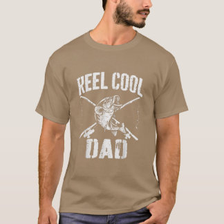 T-shirt Mens Reel Cool Dad FishingDad Daddy Fathers Day