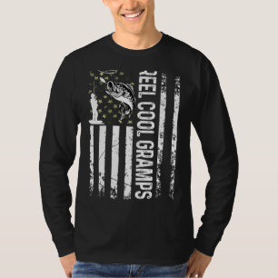 T-shirt Mens Reel Cool Gramps Pour Daddy Fisherman B Day F