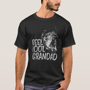 T-shirt Mens Reel Cool Grand Fête des pères de pêche Papa