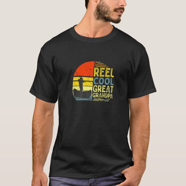 T-shirt Mens Reel Cool Grande idée grand grand-père de Gra (Devant)
