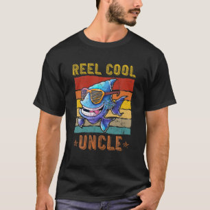 T-shirt Mens Reel Cool oncle Pêcheur Funny Uncle Père