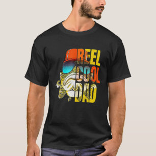 T-shirt Mens Reel Cool Papa Funny Pêche Papa Pêcheur Pêche