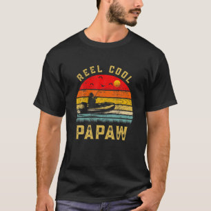 T-shirt Mens Reel Cool Papaw Pêche Lover Don Pour Père