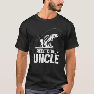 T-shirt Mens Reel Cool Uncle Pêche
