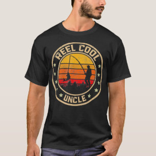 T-shirt Mens Reel Cool Uncle Pêcheur Fête des pères Pêche