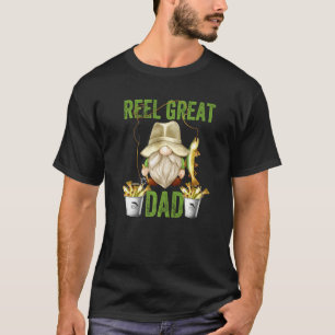 T-shirt Mens Reel Grand Papa Pour Grand-Père Mens Gnome Fi