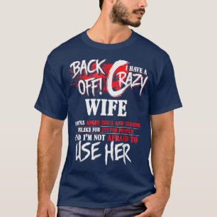 T-shirt Mens Retour J'Ai Une Femme Fou Drôle Idée Cadeau M