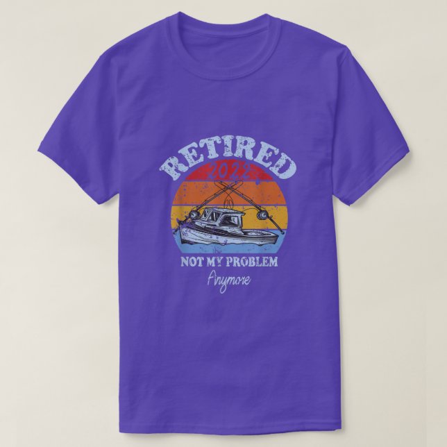 T-shirt Mens Retraité 2022 Pas mon problème Plus drôle Ret (Design devant)