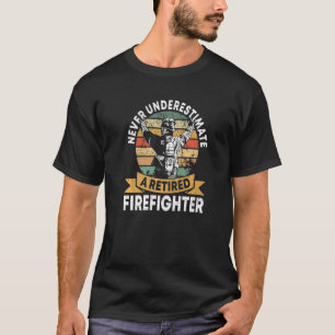 T-shirt Mens Retraité Firefighter Outfit De Retraite Pour