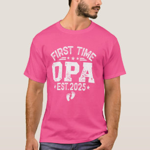 T-shirt Mens Retro Opa Est 2025 Promu À Opa