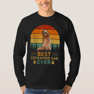 T-shirt Mens Retro Style Meilleur Cockapo Papa Jamais père