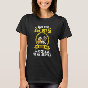 T-shirt Mens Rostock Beer Rostocker East Frisian Hanseatic
