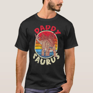 T-shirt Mens Saurus Daddy I Stegosaurus Stenops I Family M