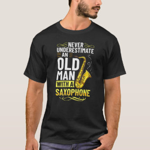 T-shirt Mens Saxophone Musicien Alto Tenor Instrument Begi