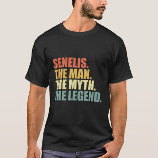 T-shirt Mens Senelis L'Homme Mythe Légende Cadeau Pour Gra