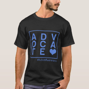 T-shirt Mens Sensibilisation sur l'autisme Advocate Unique