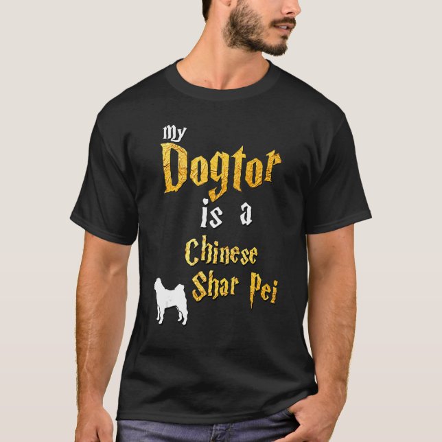T-shirt Mens Shar Pei Shar Pei (Devant)