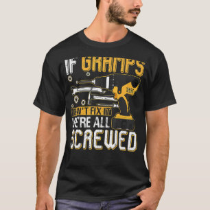T-shirt Mens Si Gramps ne peut pas le réparer Nous sommes