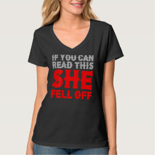 T-shirt Mens Si Vous Pouvez Lire Cela Elle Est Tombée Mote