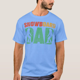 T-shirt Mens Snowboarding Sports Lover Vintage Snowboard D