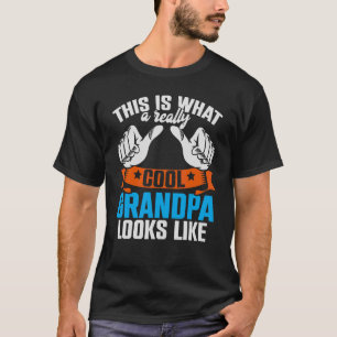 T-shirt Mens So Ssieht Ein Richtig Glacière Opa Aus Père