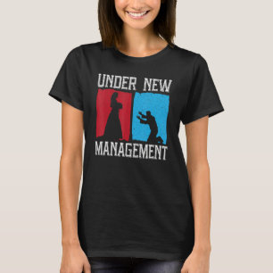 T-shirt Mens sous la nouvelle gestion Groom Mariage Bachel