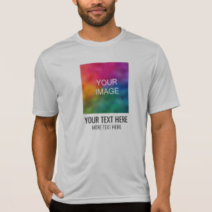 T-shirt Mens Sport-Tek Compétiteur Activewear Silver Grey