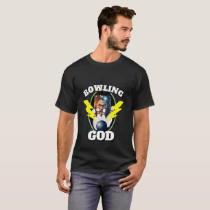 T-shirt Mens Sports Bowling Shirt BOWLING DIEU