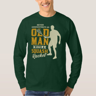 T-shirt Mens Squash centre sport squash club squash
