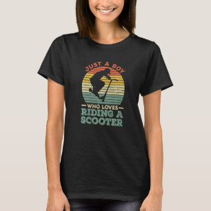 T-shirt Mens Stunt Scooter Pour Un Scooter Rider Boy