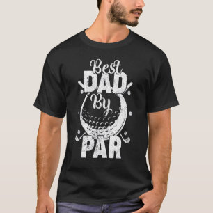 T-shirt Mens Style Rétro Meilleur Papa Par Par Golf Papa G