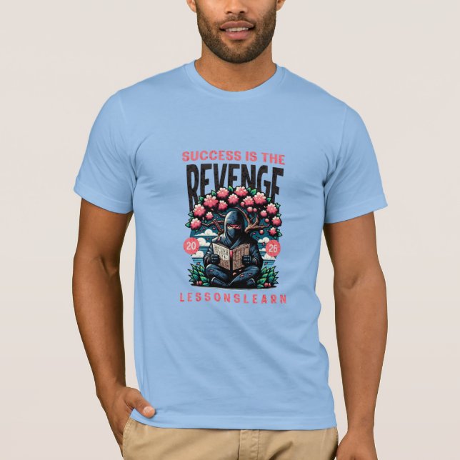 T-SHIRT MEN'S SUCCESS REVENGE LESSONS LEARN JERSEY TEE (Devant)