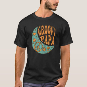 T-shirt Mens Super Papa les années 70 Nostalgie esthétique